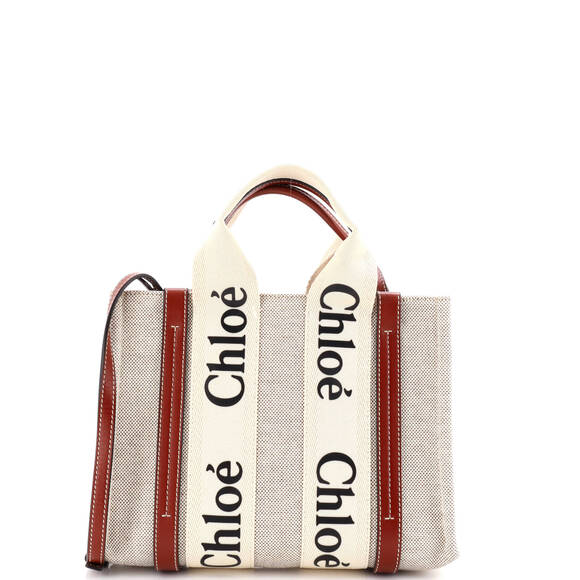 Chloe Handbags - Chloe Woody Convertible Tote Canvas #233232C92B